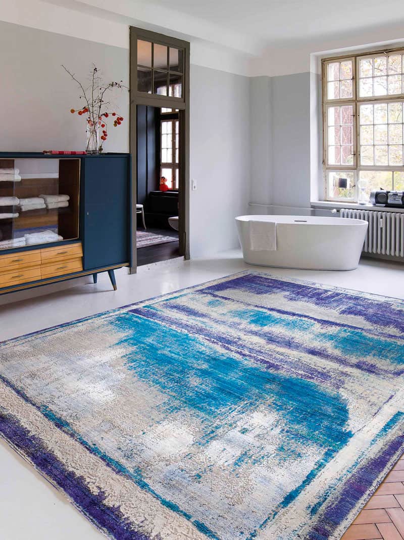 Tappeto Lusso Blu Mix