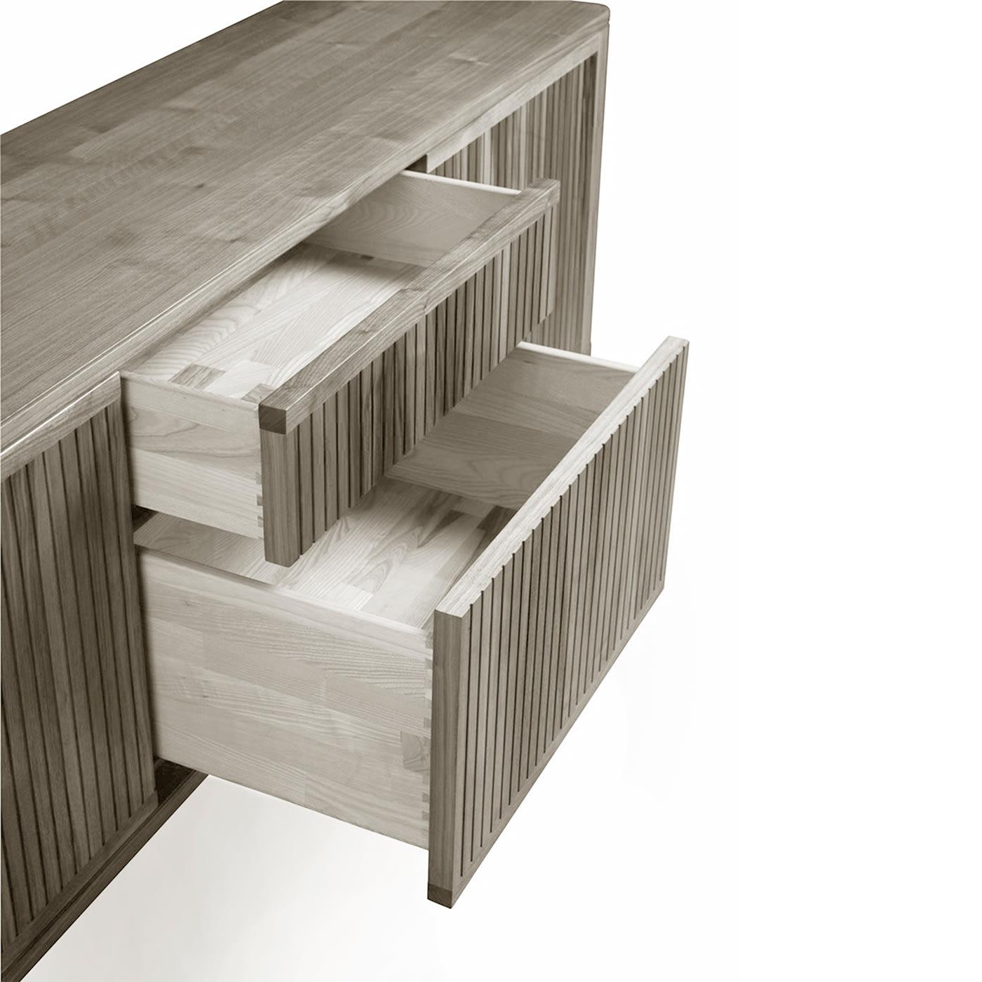 Credenza 3 Ante Grigia Eleva