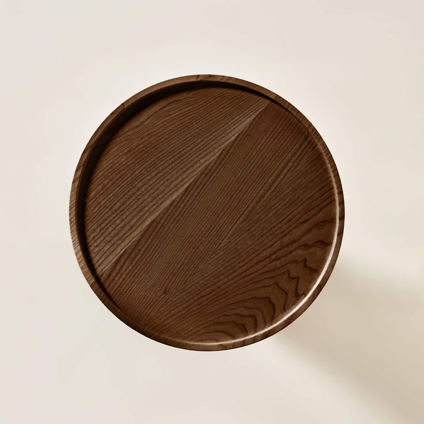 Tavolino da Caffè Frassino Marrone Capitello | Dimensioni: Ø 40 cm