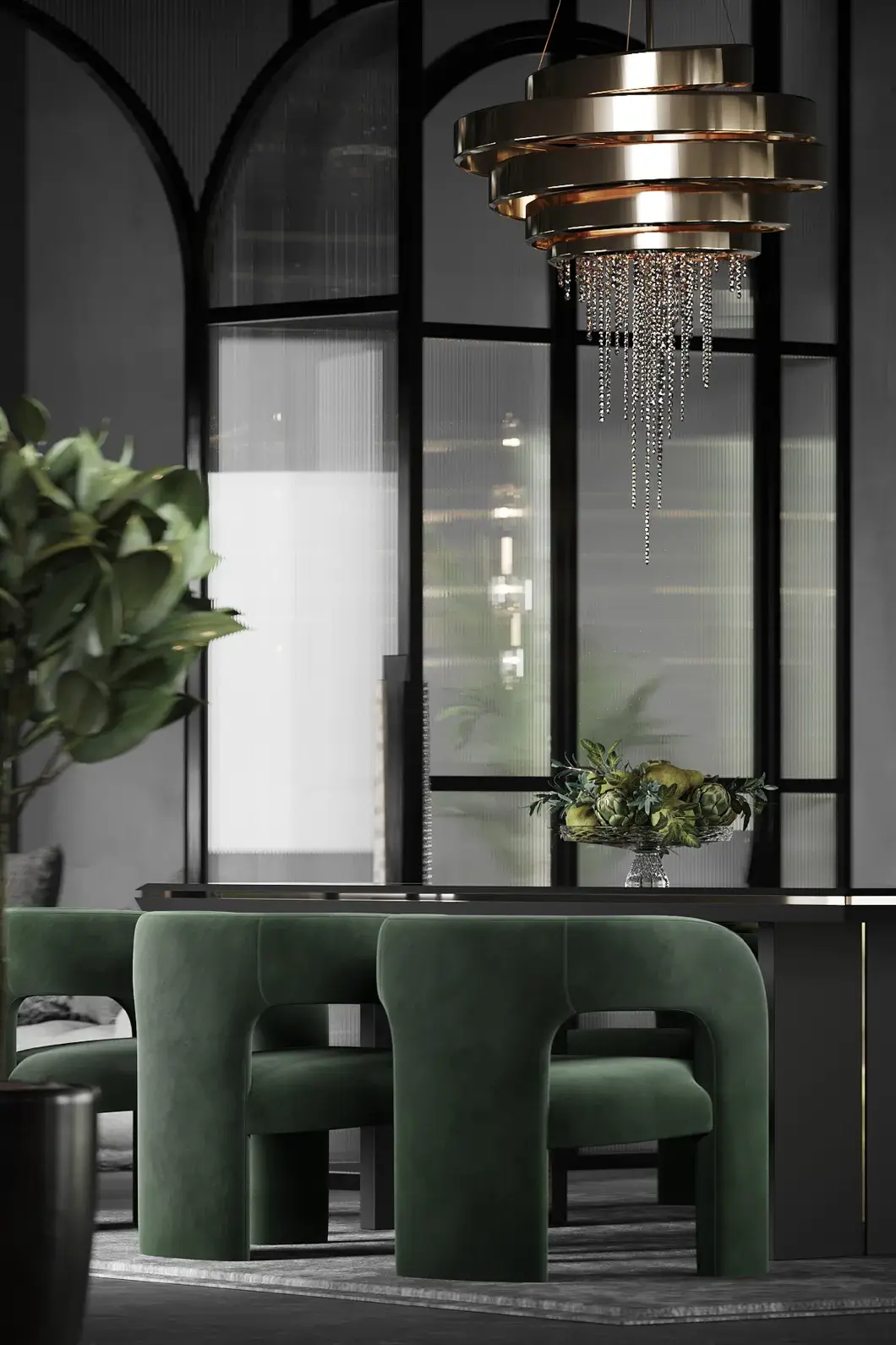 Lampadario Art Deco - 3