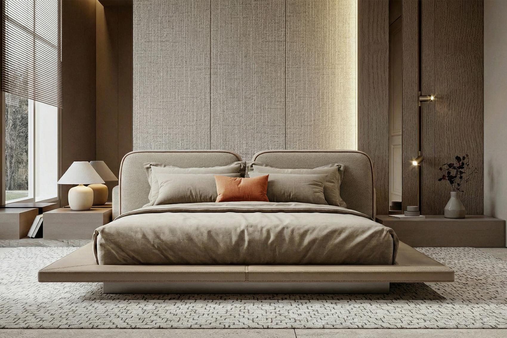Letto Aura con Testiera Bassa