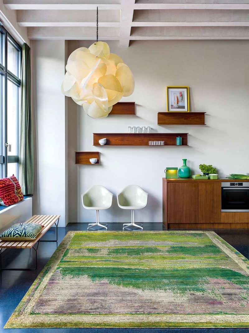 Tappeto Lusso Verde Mix