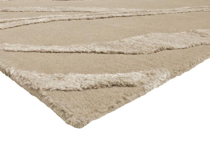 Tappeto Annodato Moderno Beige