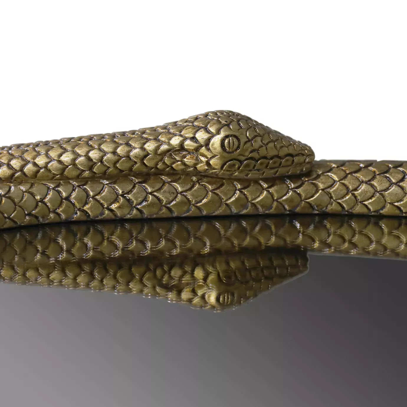 Specchio a Forma di Mela Serpentine