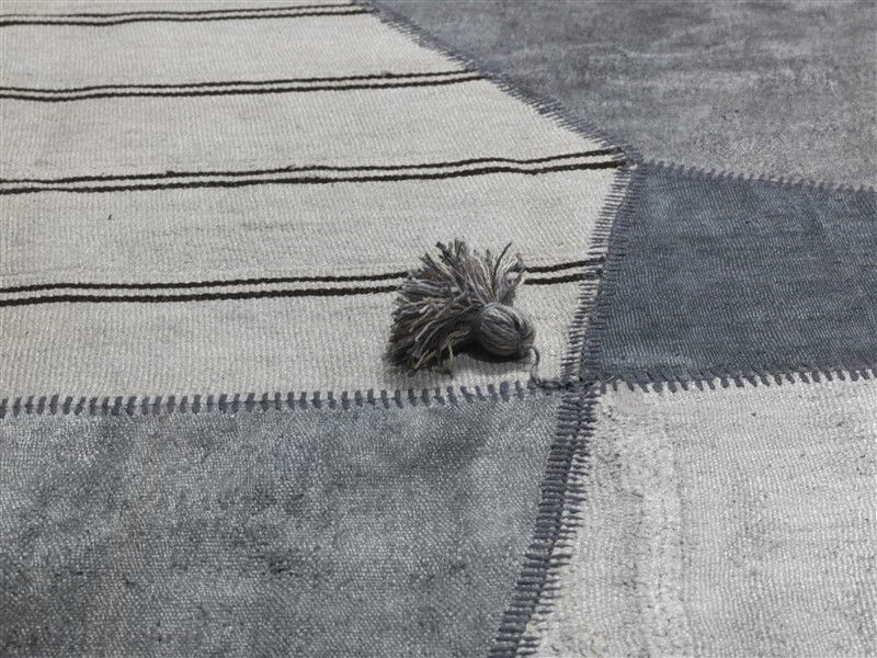 Tappeto Patchwork Canapa Metropole