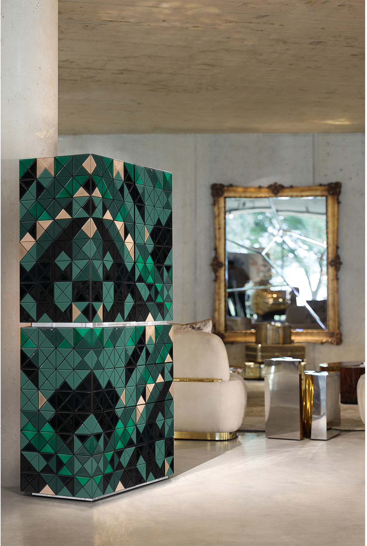 Mobile Verde Mosaic II