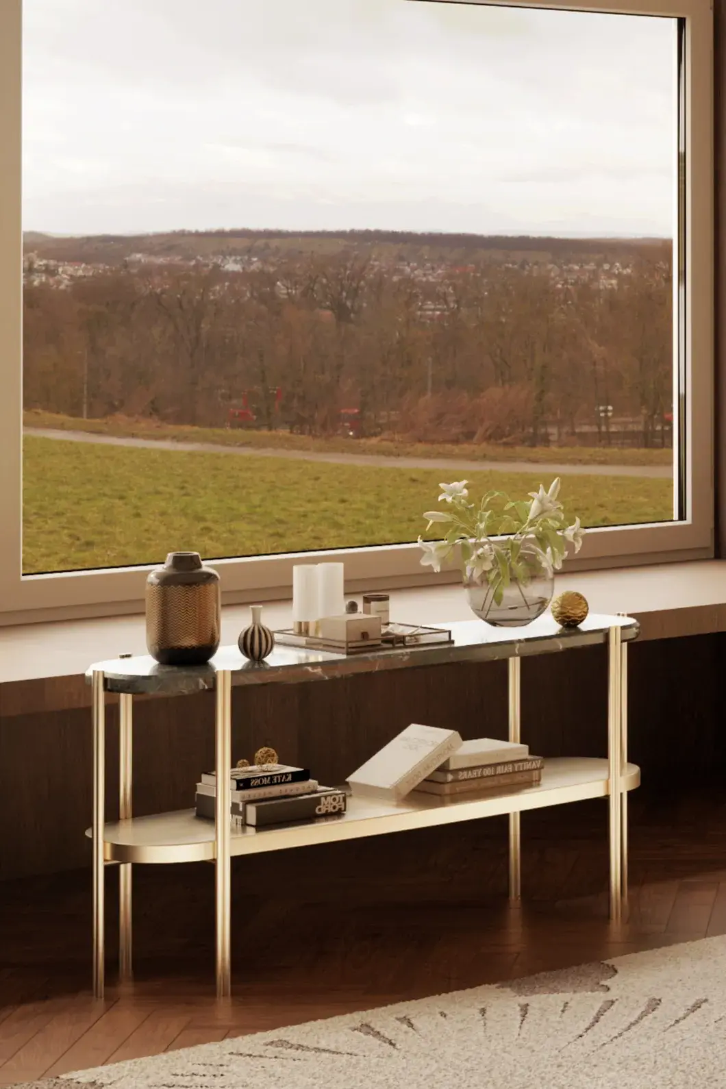 Tavolino Lungo Crest