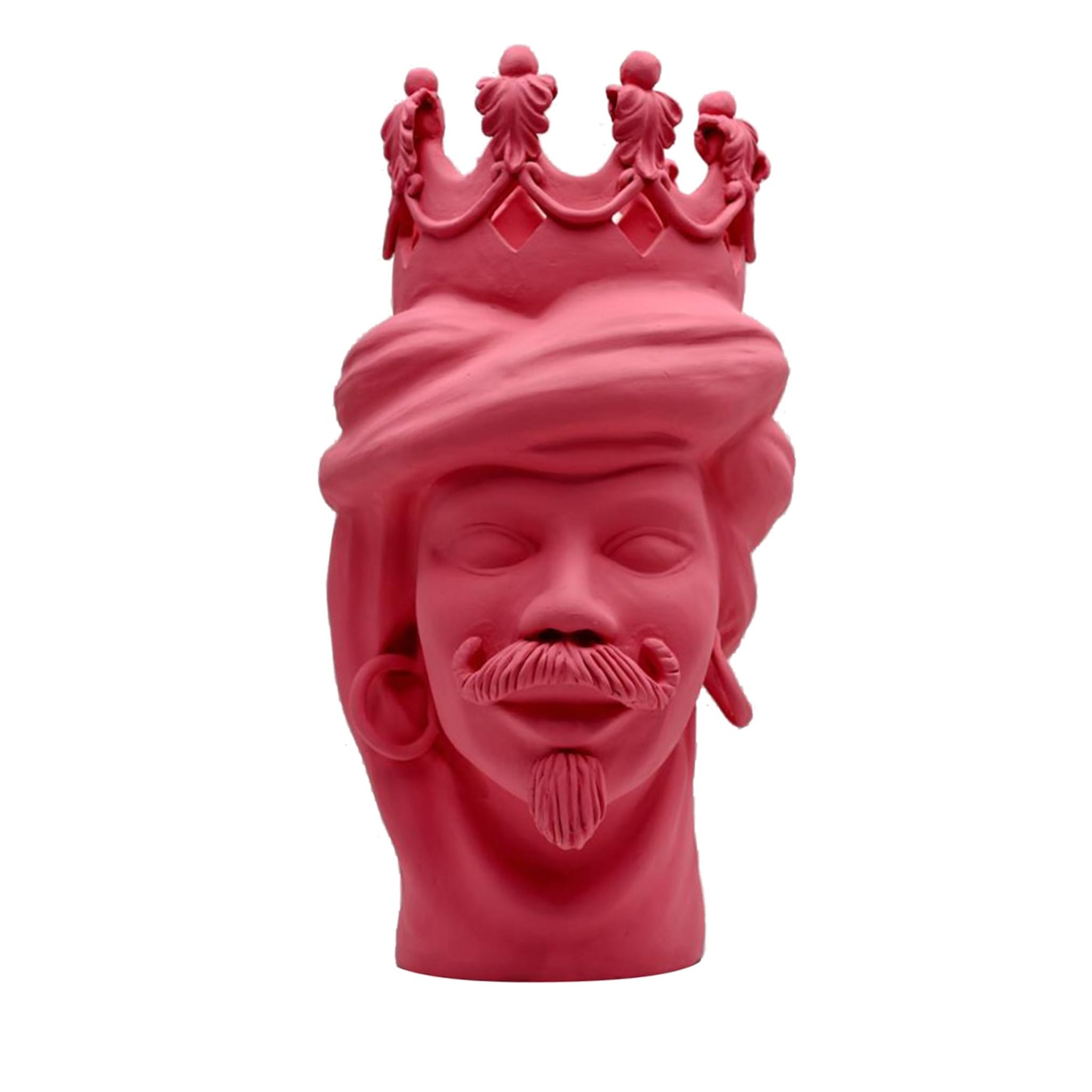 Testa di Moro Rosa Scultura
