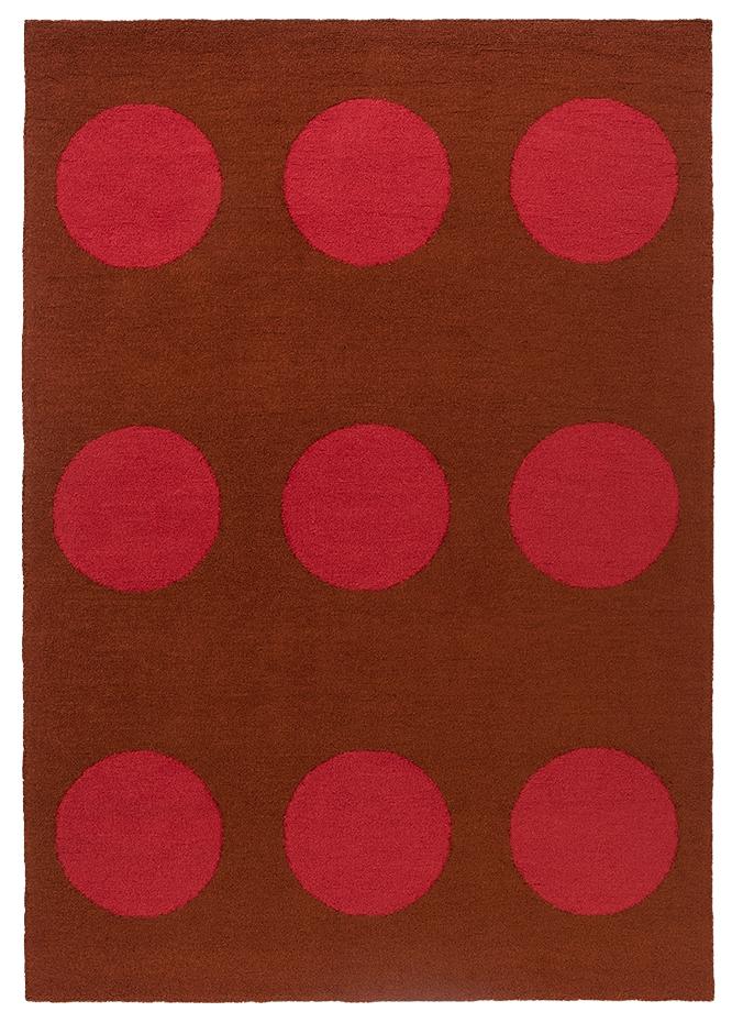 Tappeto Habitat Festival Dots Rosso Per Esterni