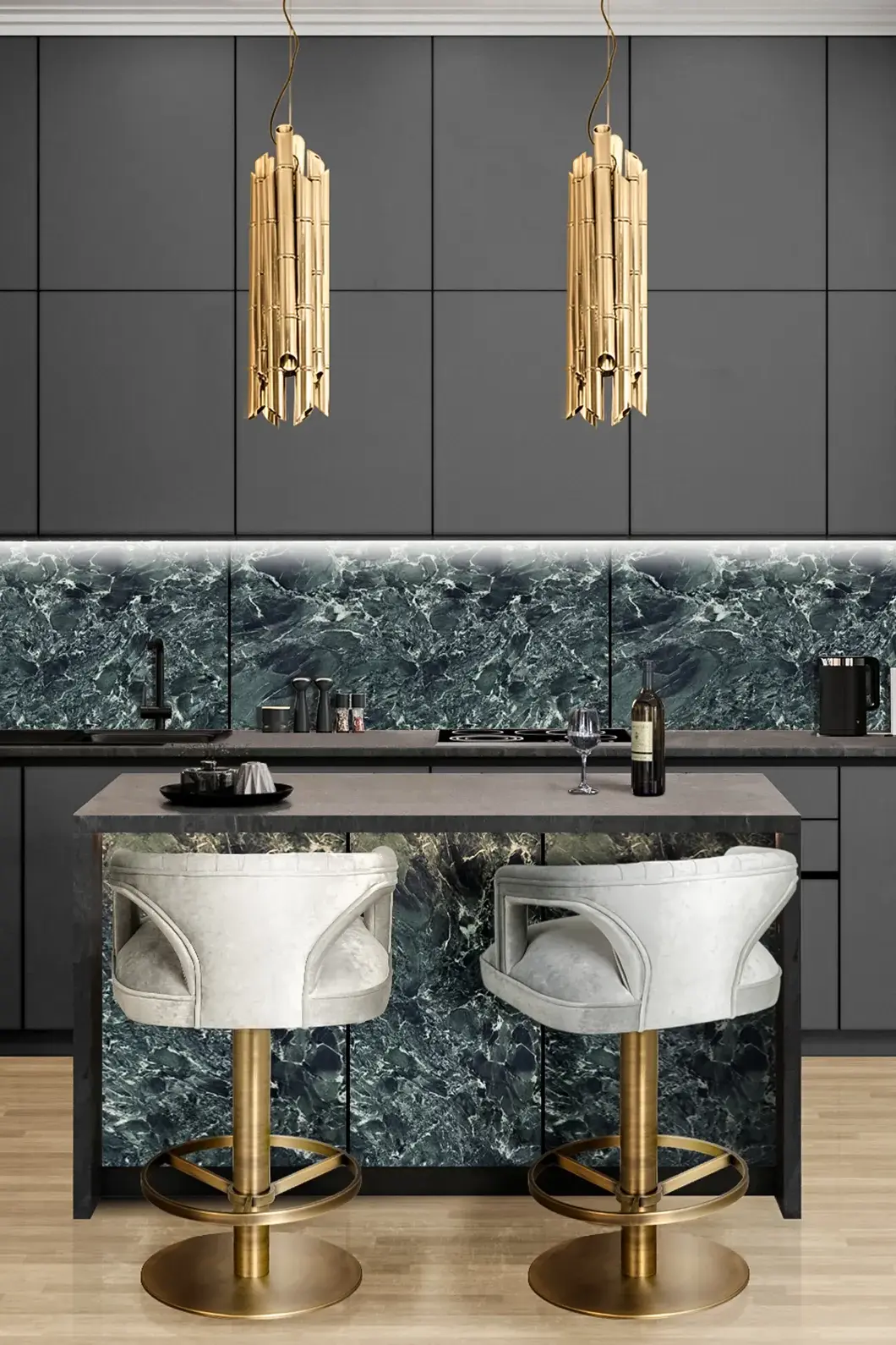 Sgabello da Banco Girevole Dune II - 2