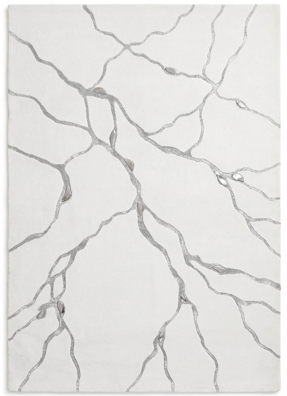Tappeto Vein Marble White