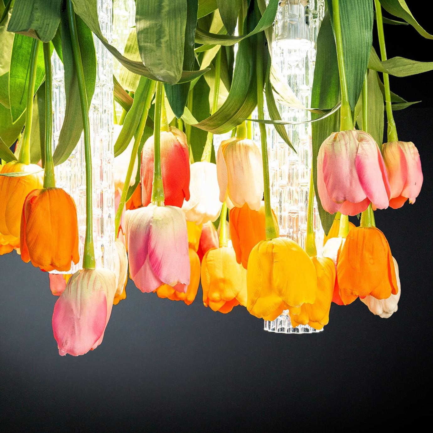 Lampadario Rotondo Tulip