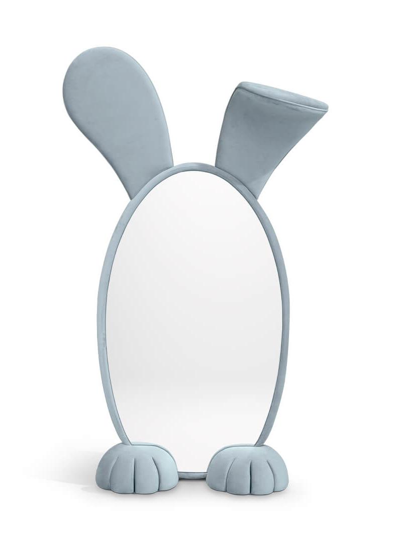 Specchio Da Terra Per Bambini Bunny Wonderland
