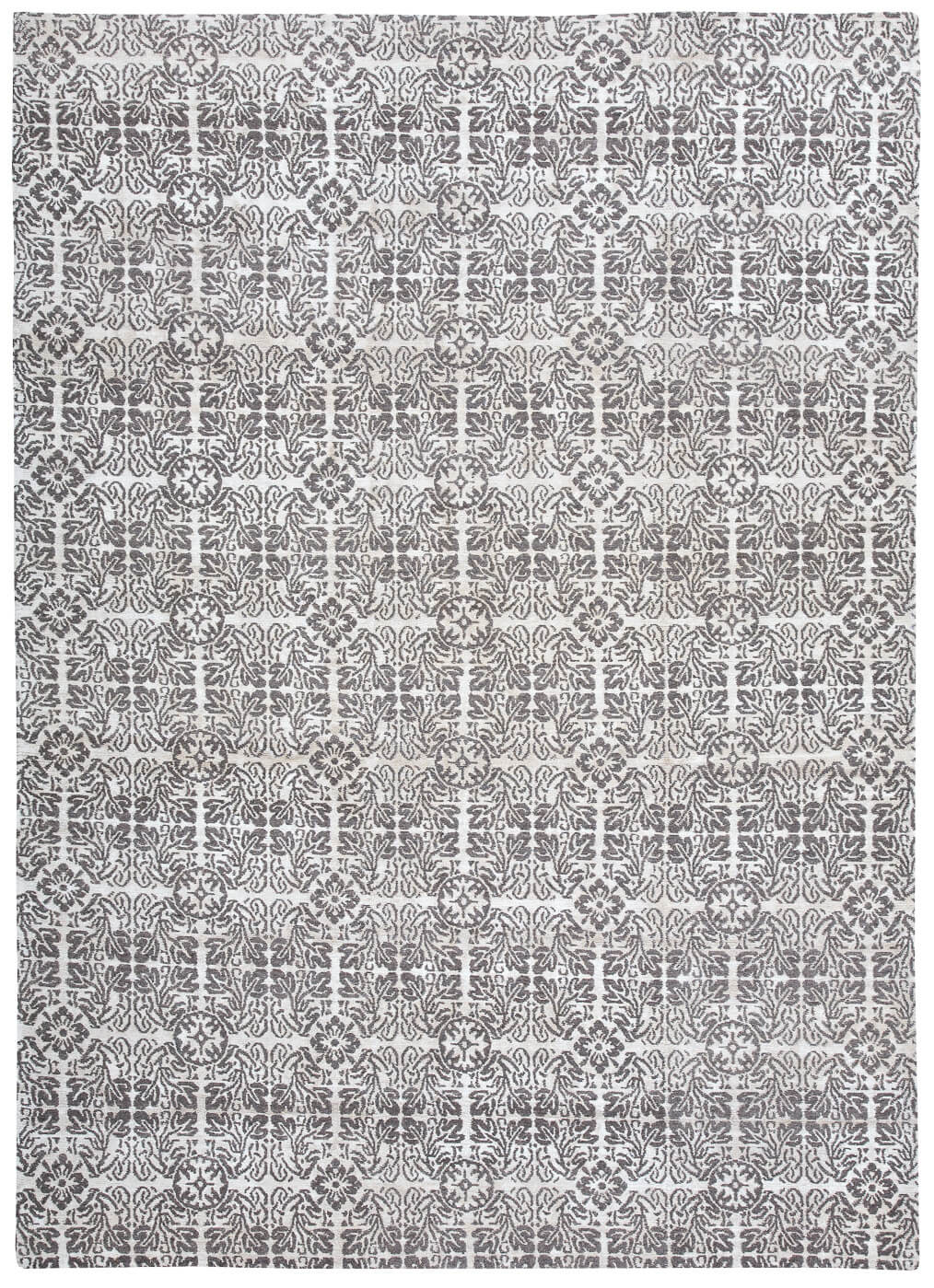 Tappeto Bologna Bianco Grigio | Misura: 300 x 400 cm