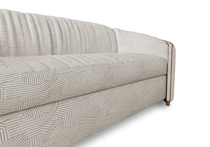 Divano Curvo Premium Comfort Beige