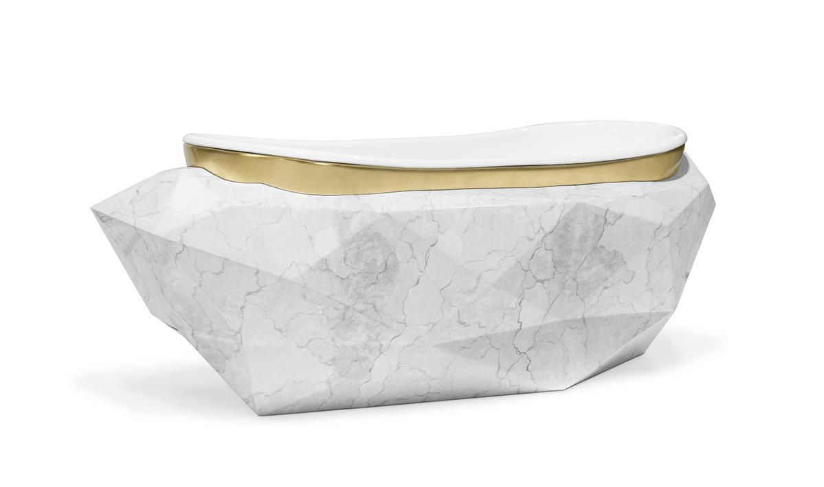 Vasca Da Bagno Gemstone Faux Marble