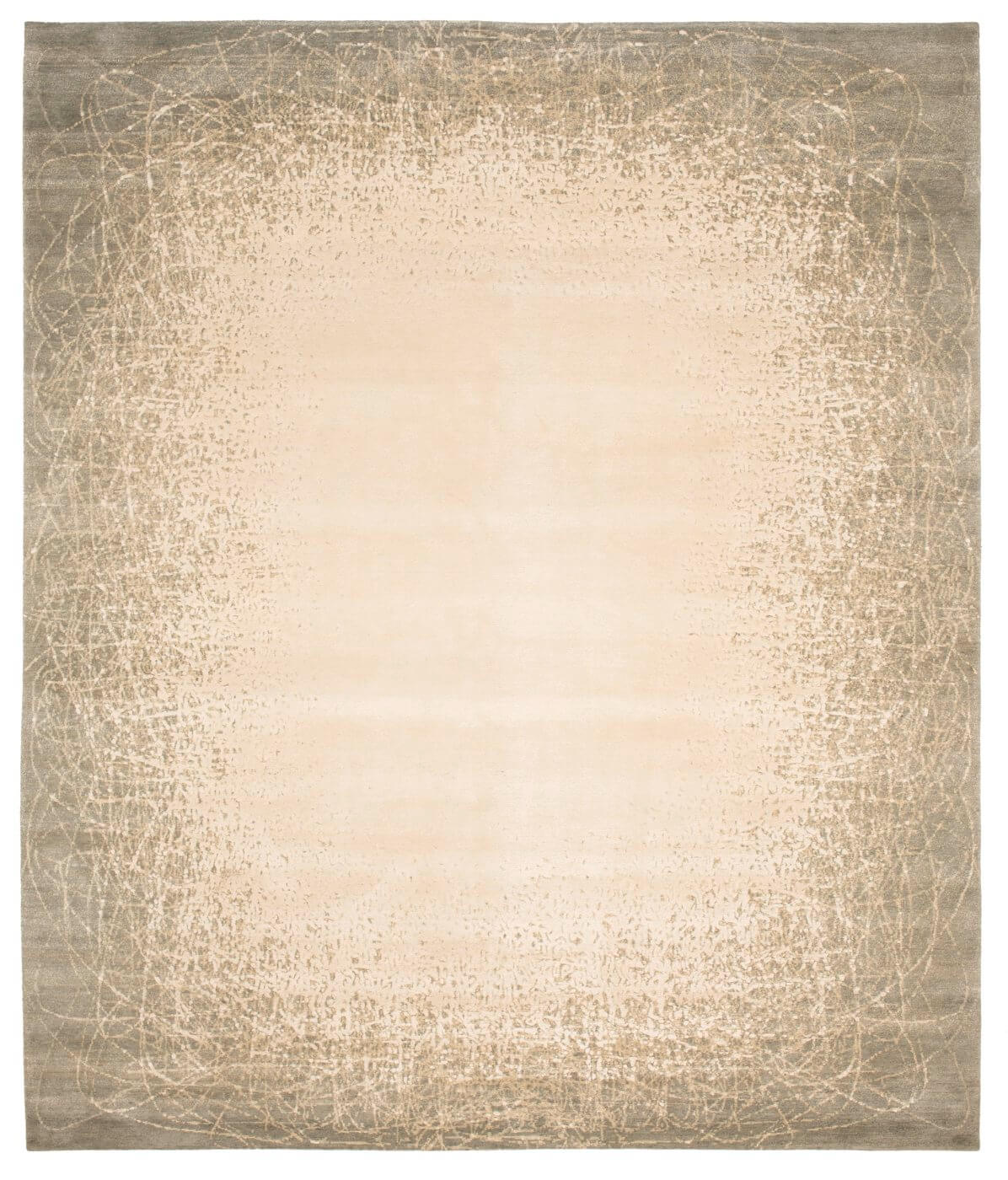 Tappeto Ballpoint Art 6 Bianco Grigio