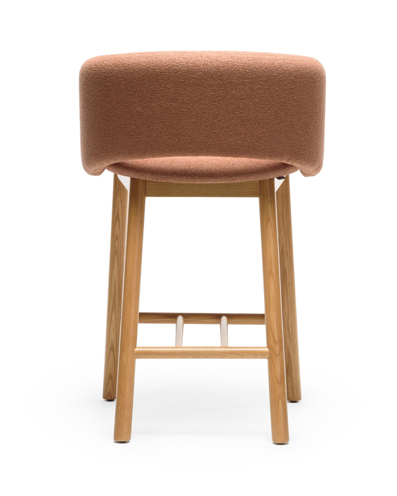 Sgabello da Bar Bel SG-65 Rosa Terracotta