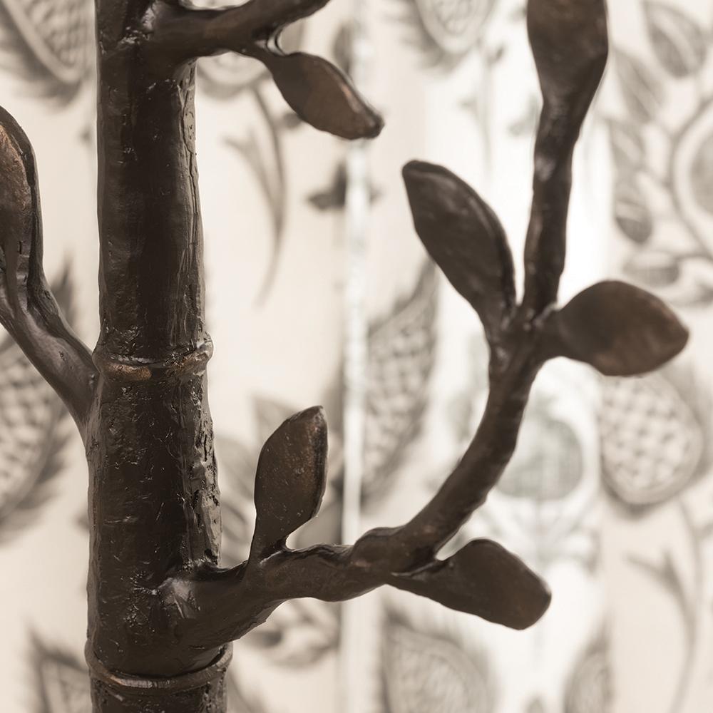 Lampada da terra Millana con finitura bronzo antico