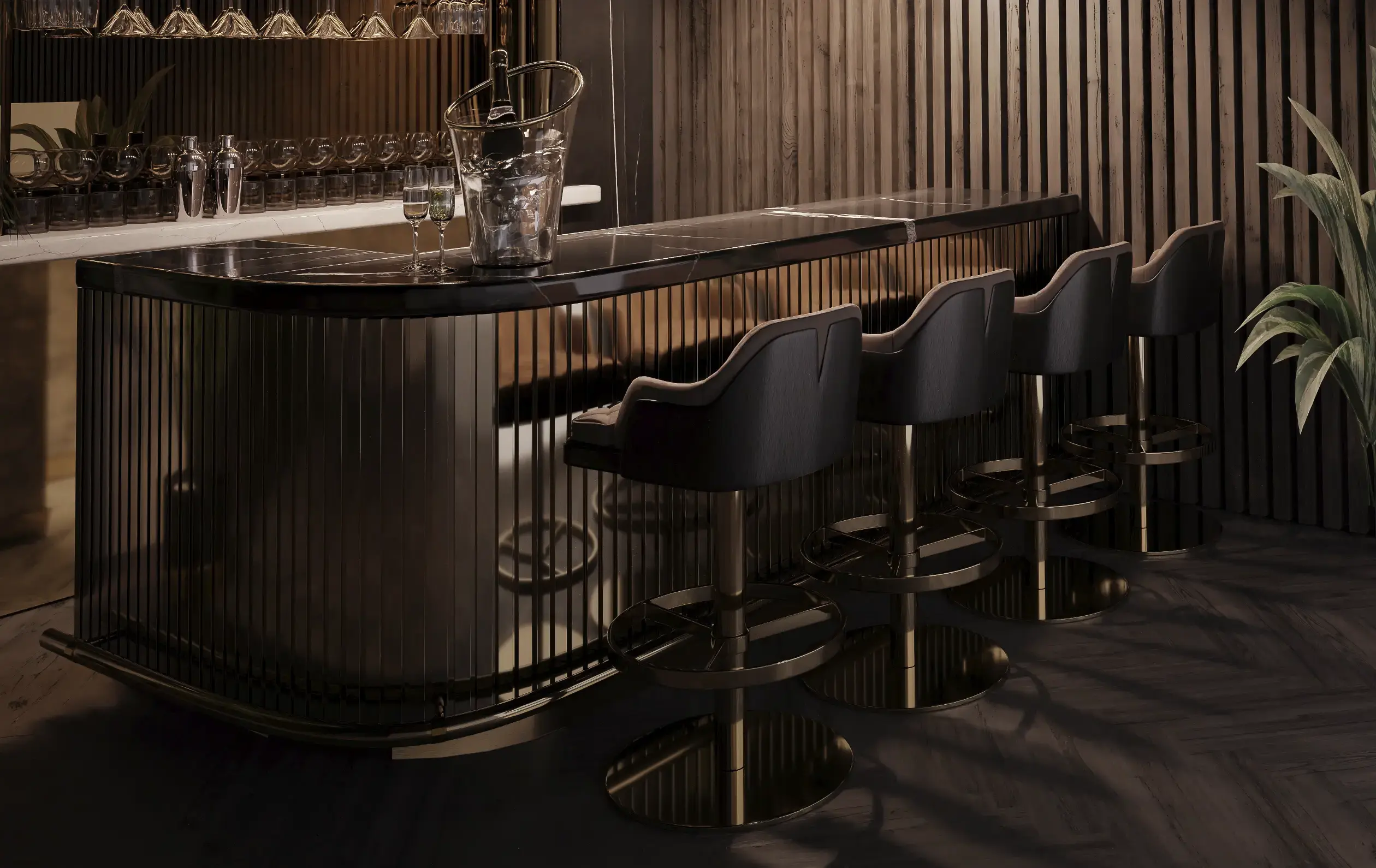 Sedia da Bar Girevole Regal - 5