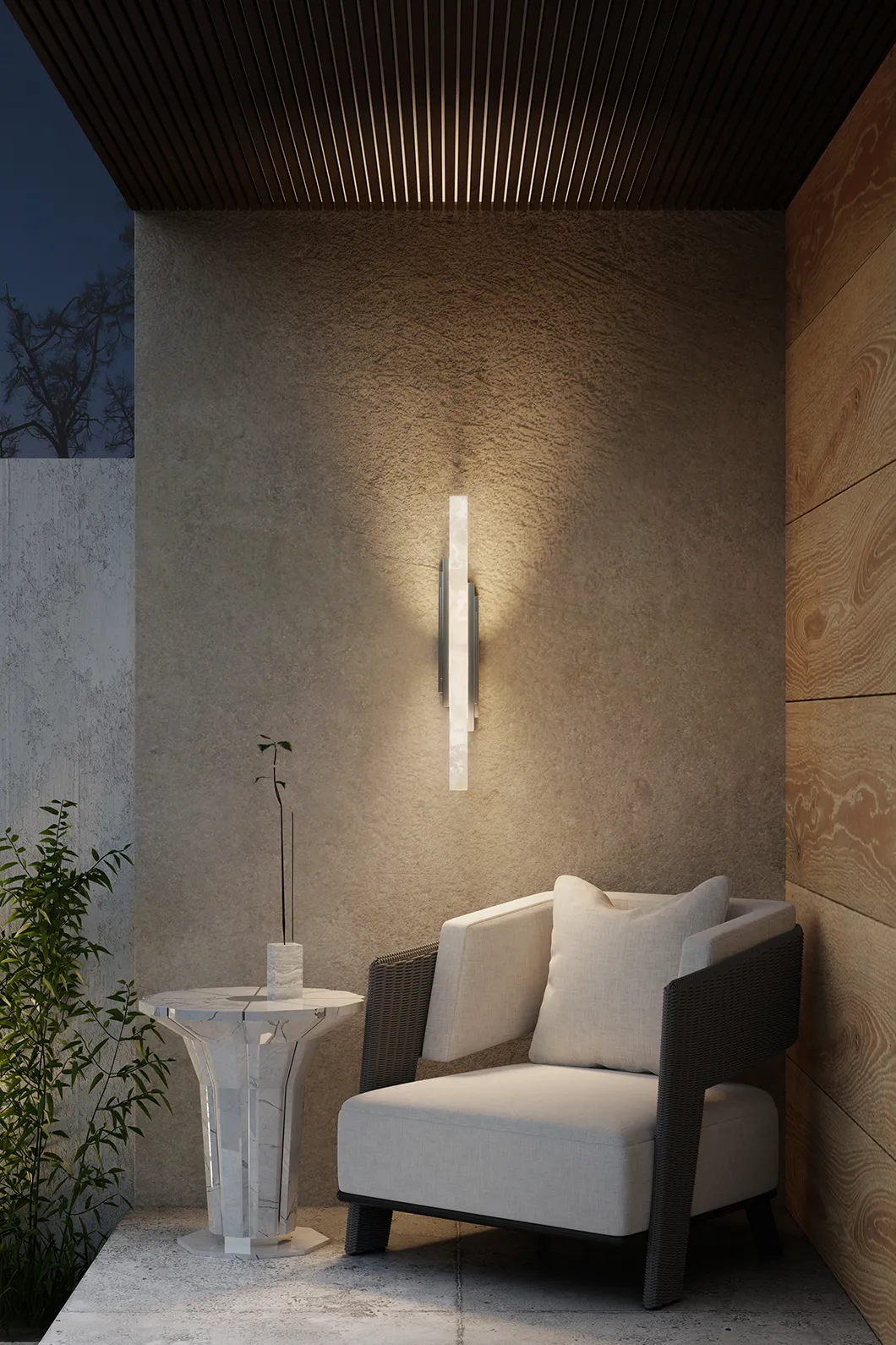 Lampada da Parete Outdoor Horizon