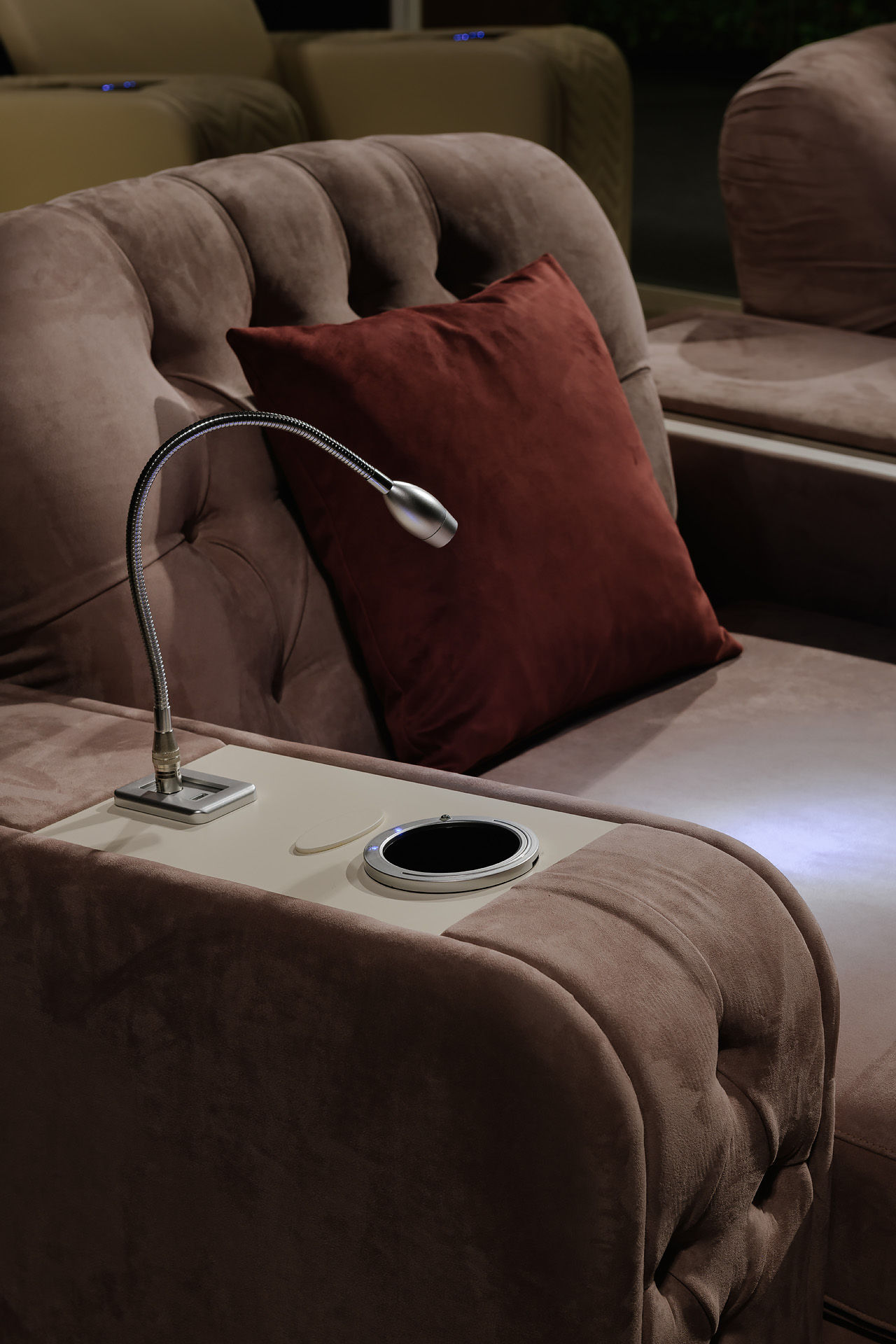 Poltrona reclinabile da home cinema Chest - 4