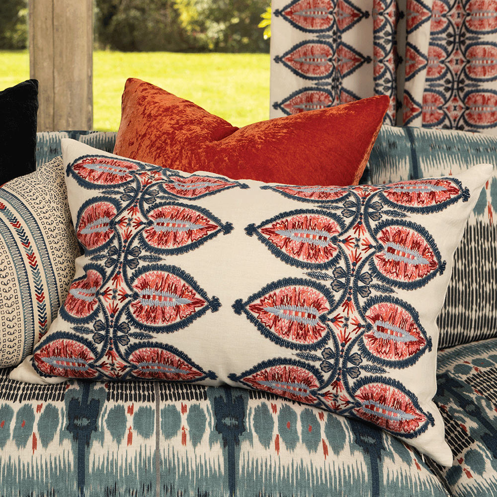 Cuscino Montacute Rouge 60 × 40