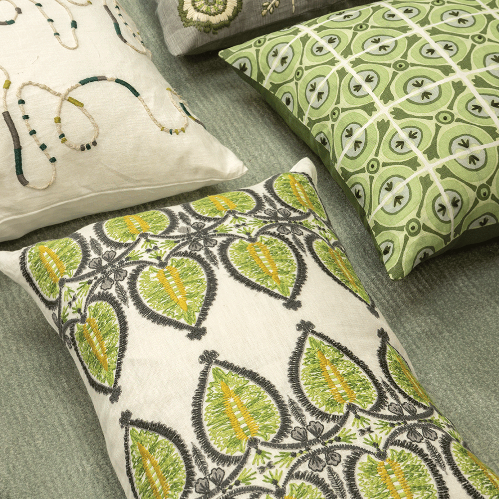 Cuscino Montacute Sage 60 × 40