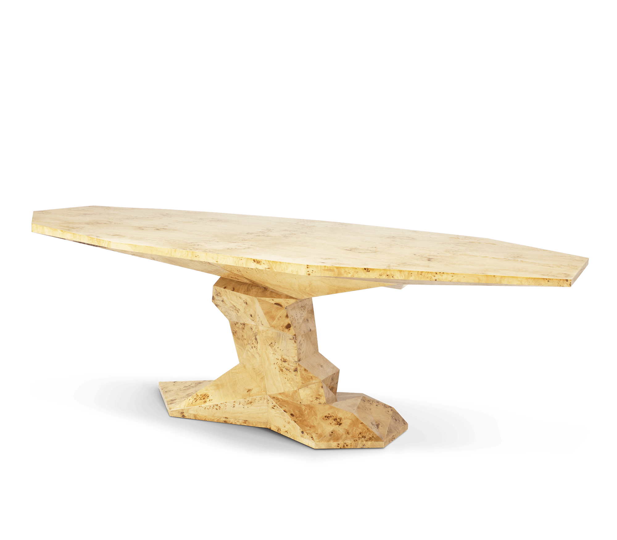 Tavolo da Pranzo Luxe in Radice di Pioppo Bonsai