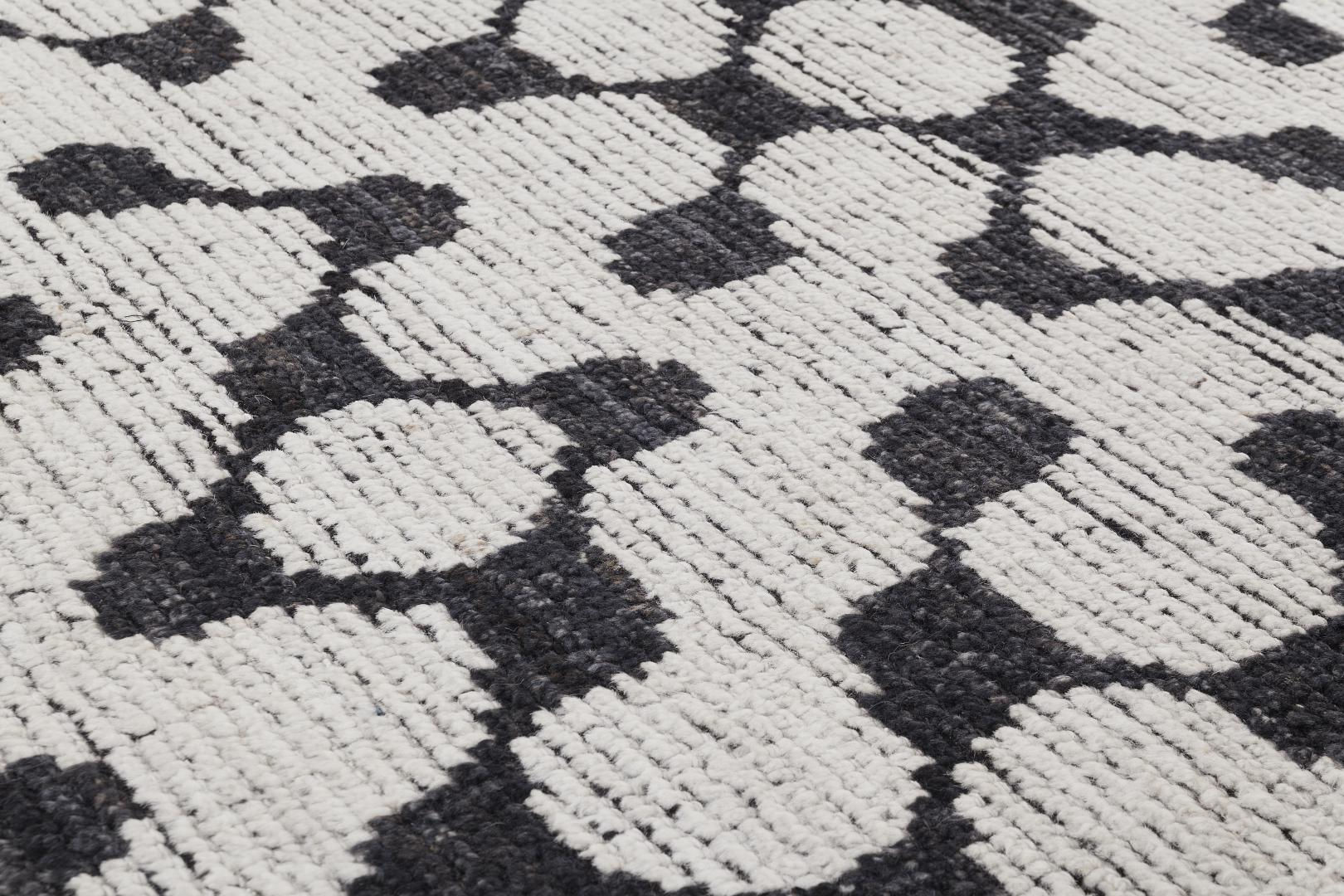 Tappeto Puzzle Bianco Nero