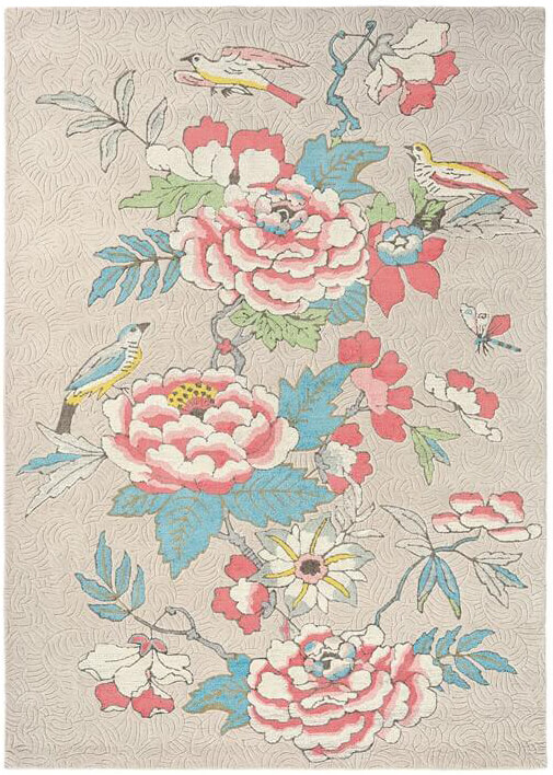 Tappeto Peonia Corallo 37902