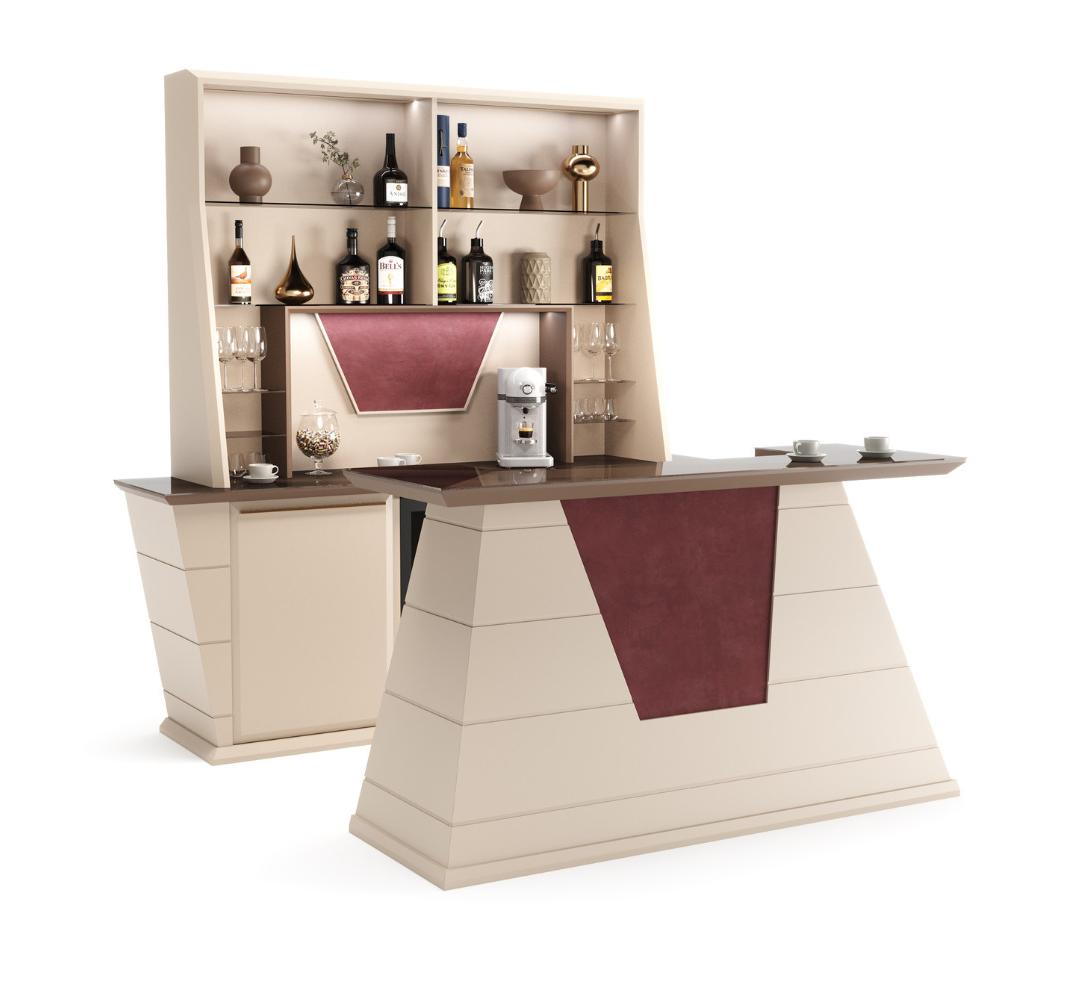 Mobile bar con bancone Hemingway