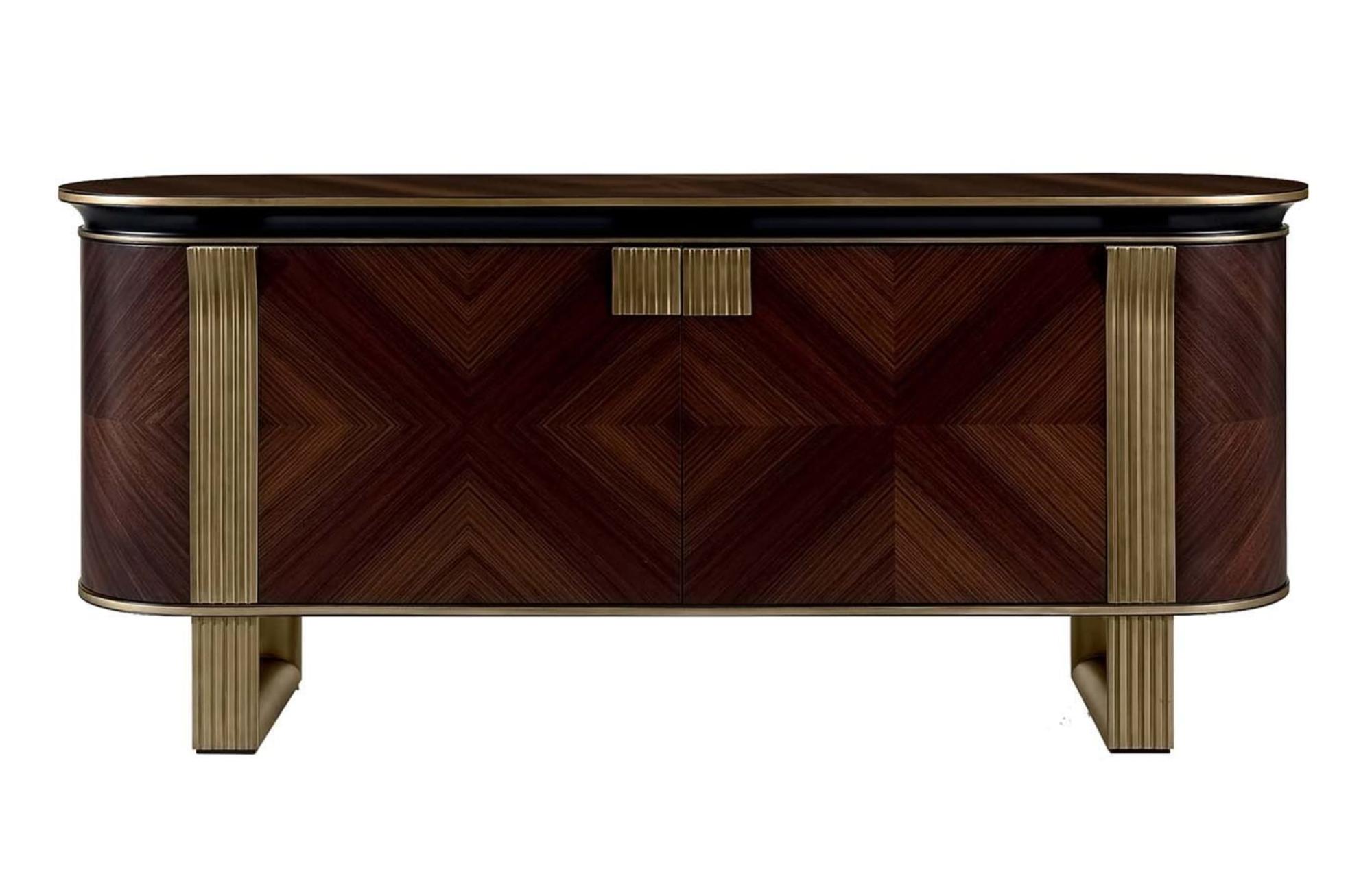 Credenza Italiana in Legno di Rosa