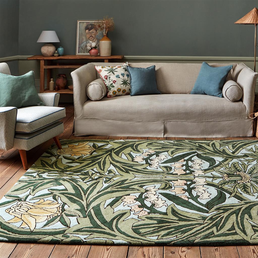 Tappeto Bluebell Leafy Arb Gr | Misura: 250 x 350 cm