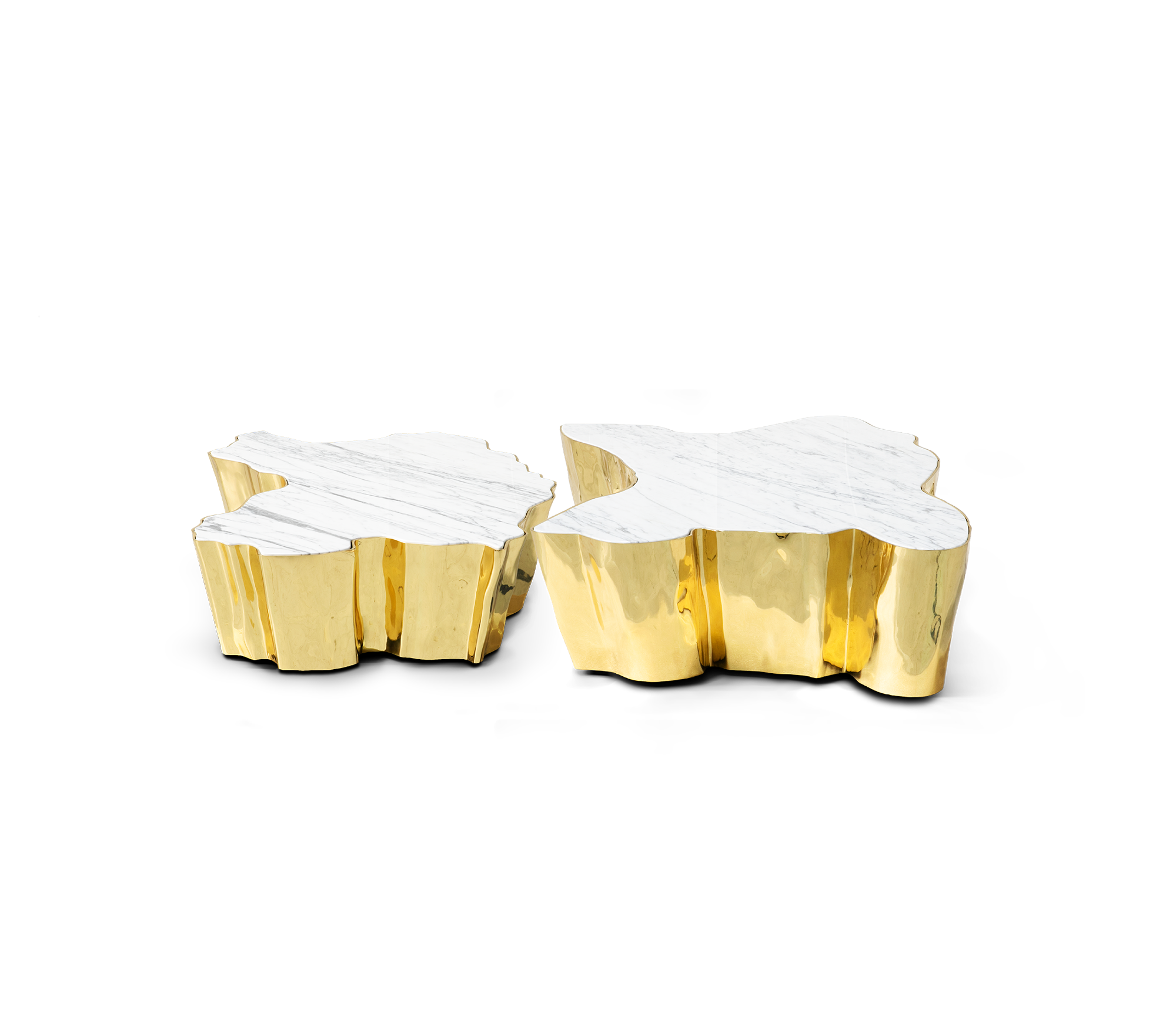 Tavolino da Caffè in Marmo Calacatta Paradise | Dimensioni: L 123 x P 102 x H 30 cm