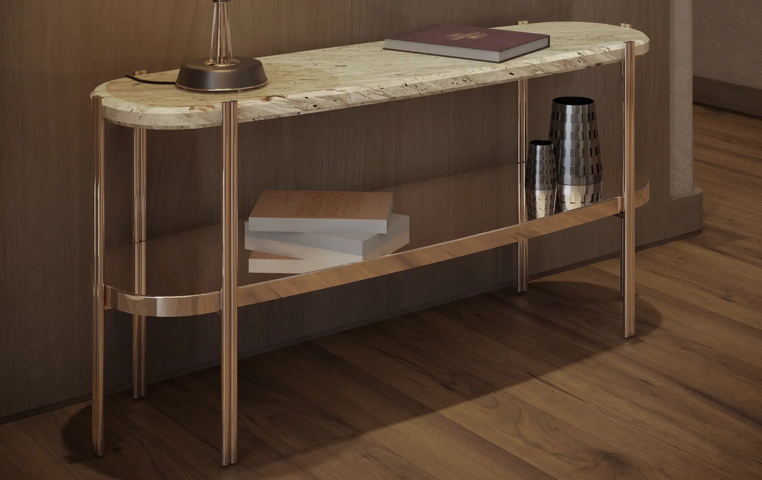 Tavolino Lungo Crest - 1