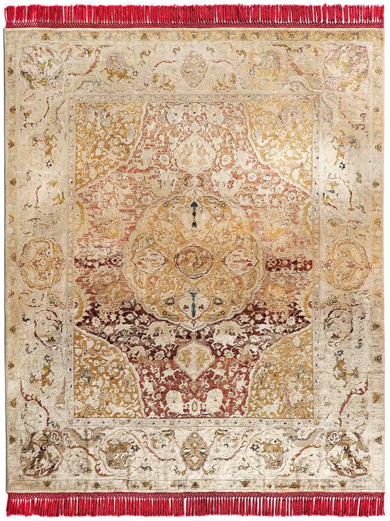 Tappeto Lusso Oro Annodato