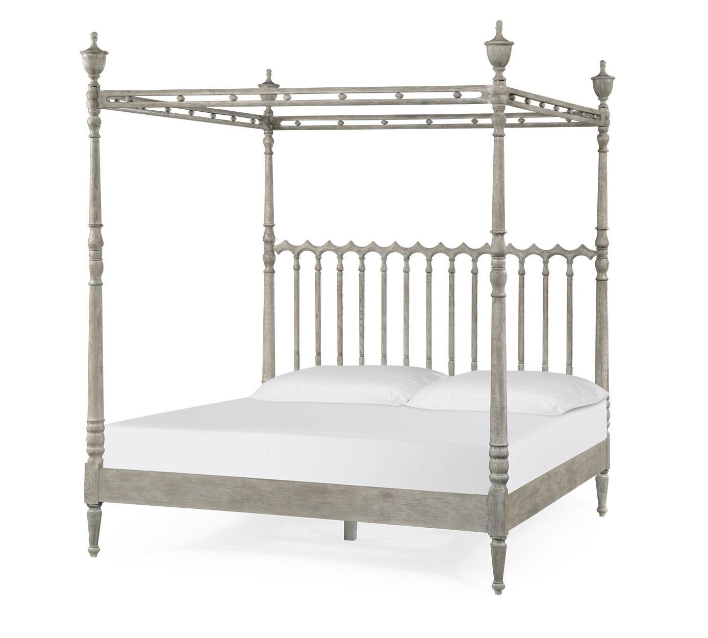 Letto matrimoniale Morris King Greyed Oak