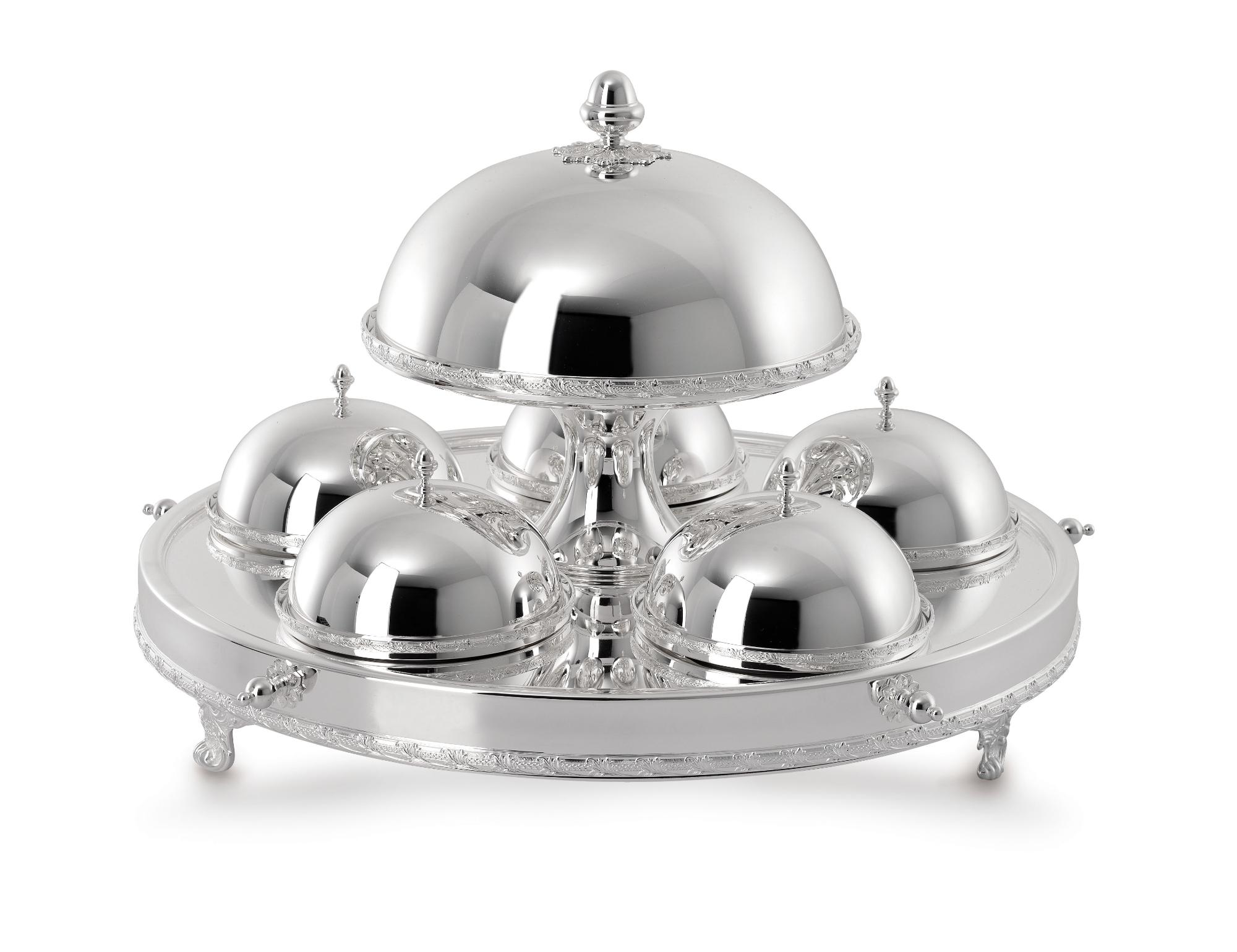 Set Per Tè Pomeridiano Royal In Argento