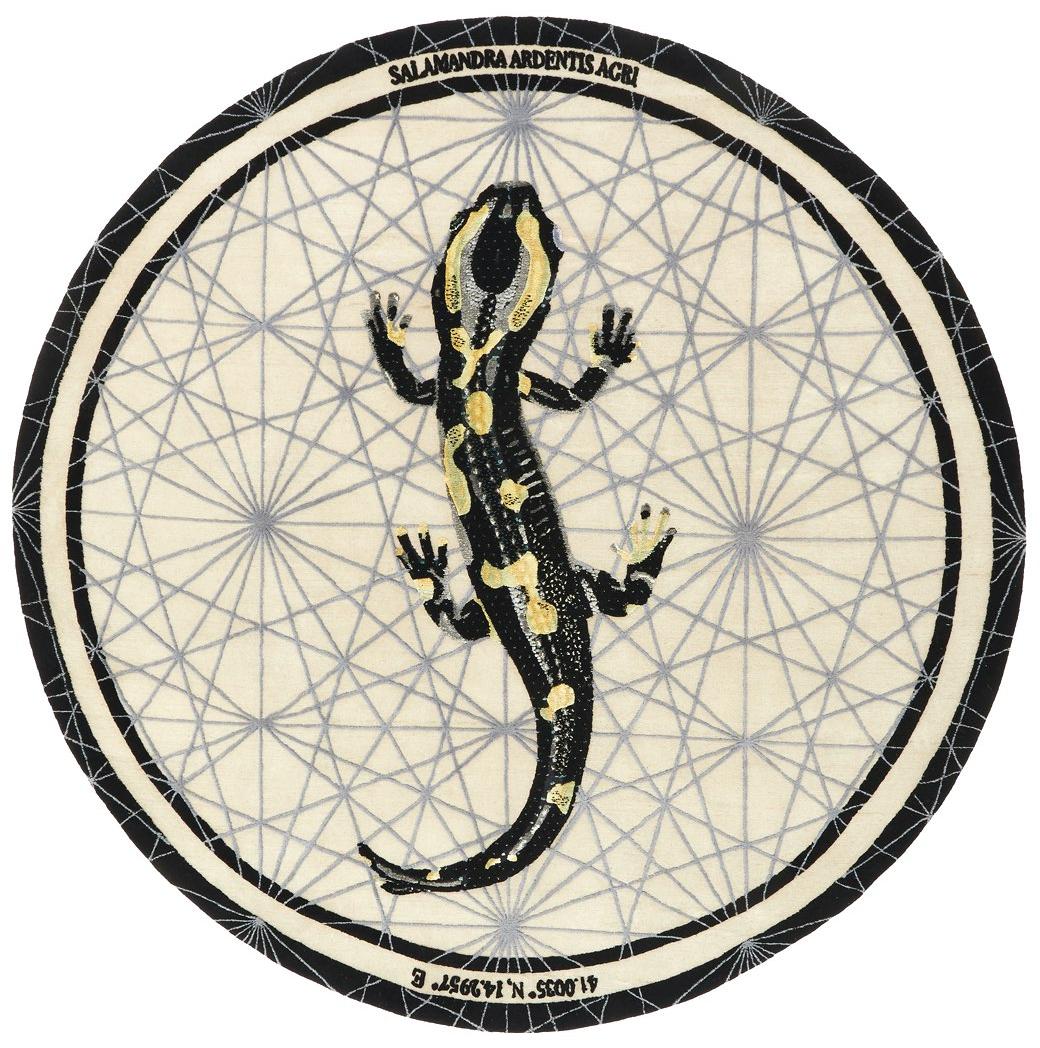 Tappeto Rotondo Salamandra Ardentis Agri