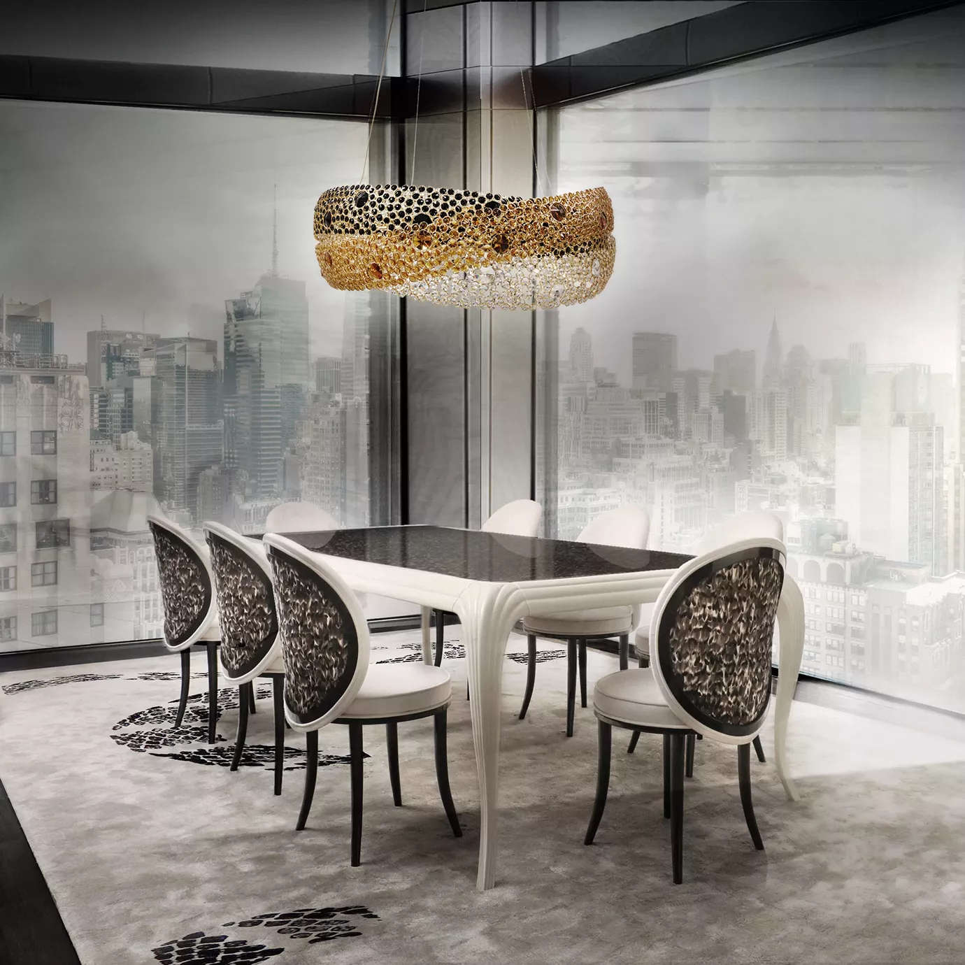 Lampadario Trine