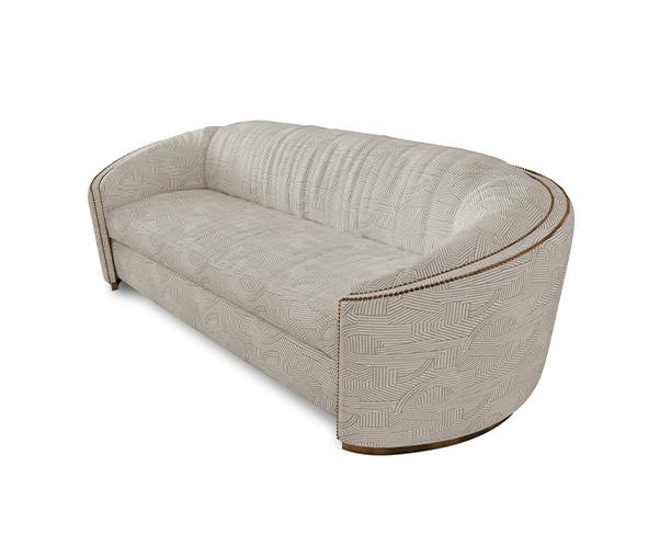 Divano Curvo Premium Comfort Beige