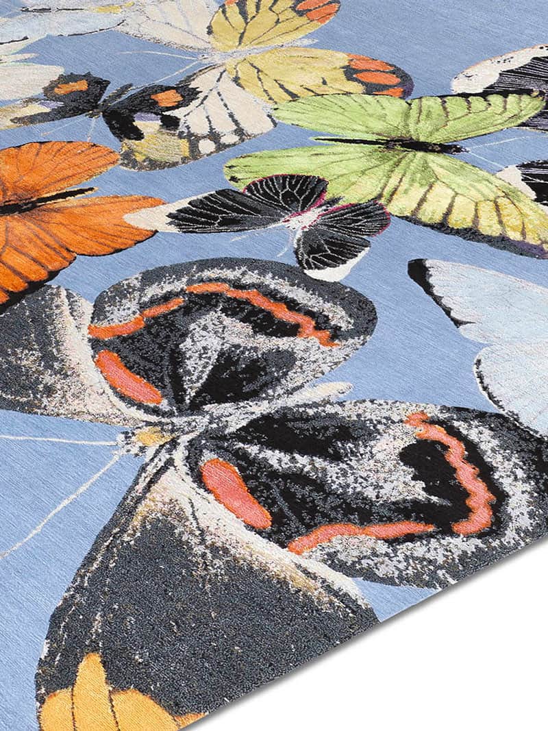 Tappeto Tessuto Butterfly