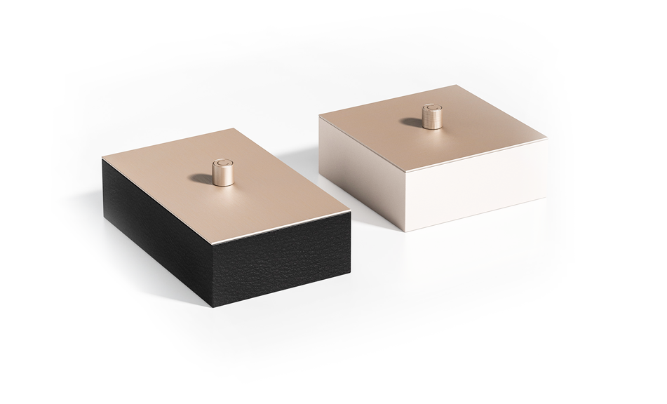Scatola Decorativa con Top in Metallo
