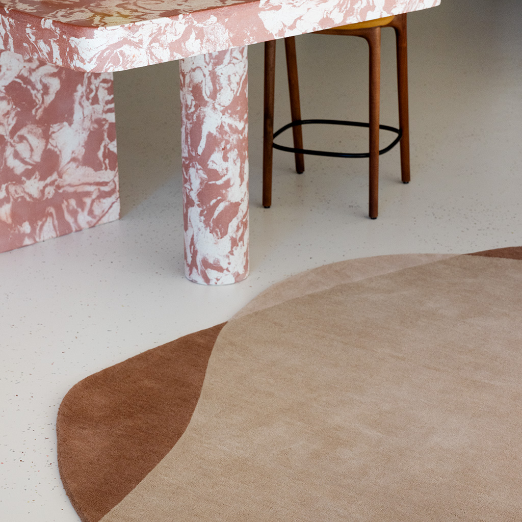 Tappeto Elemento Moore Caramello | Misura: 160 x 175 cm