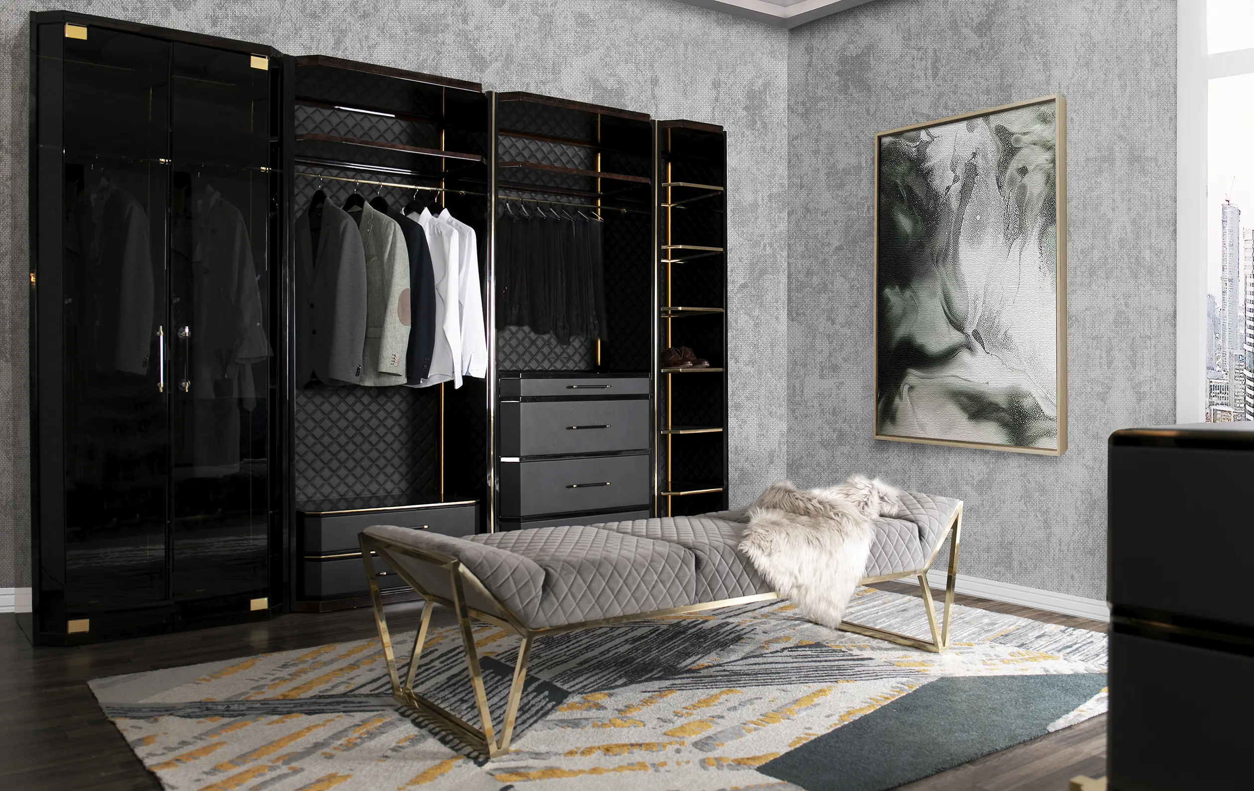 Guardaroba Grigio Cadence - 4