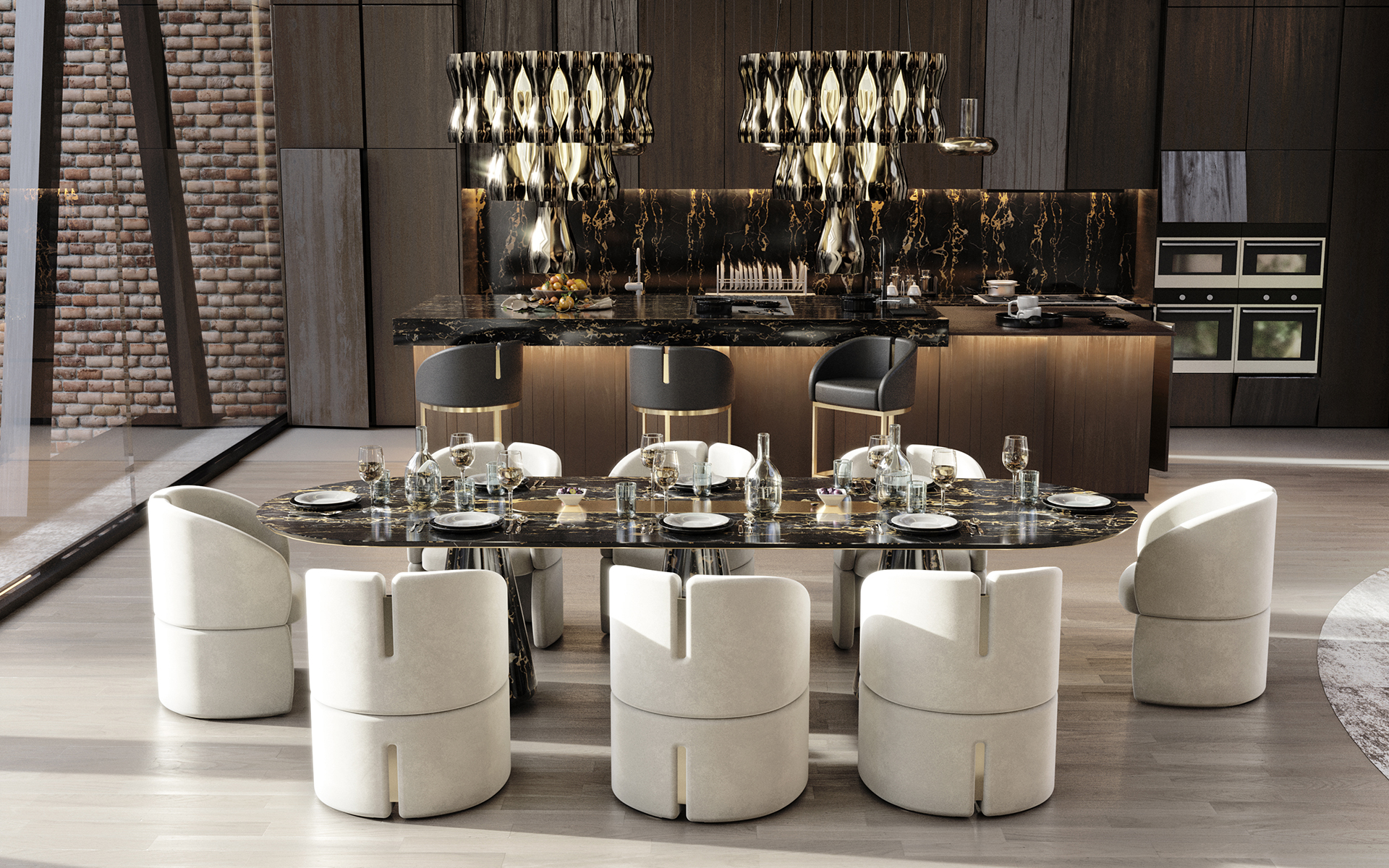 Lampadario Crown Sospensione - 6