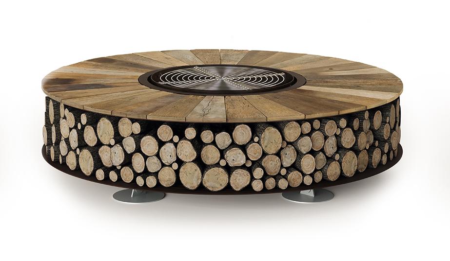 Braciere Zero in Legno | Dimensioni: Ø 300 cm