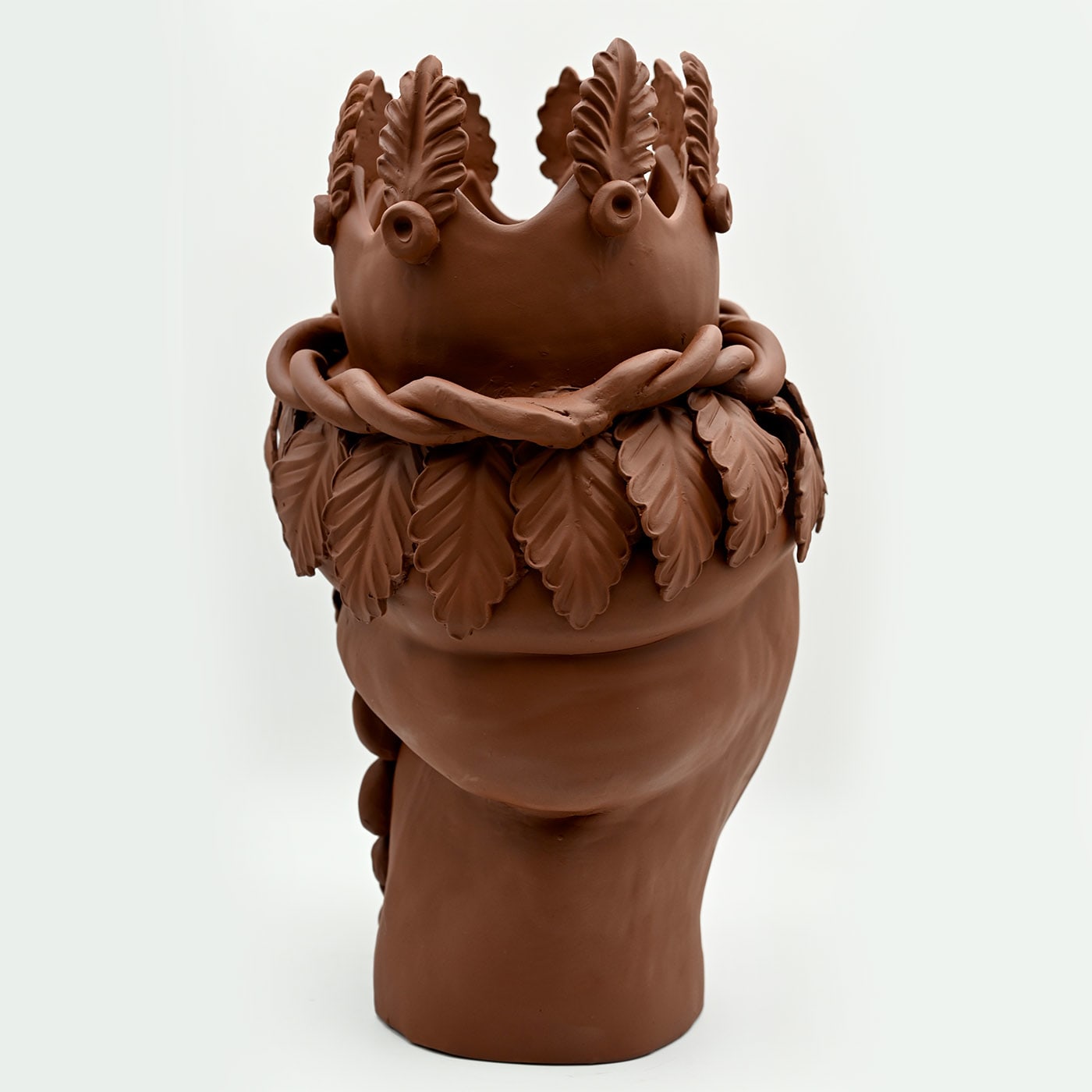 Testa di Moro Marrone Scultura