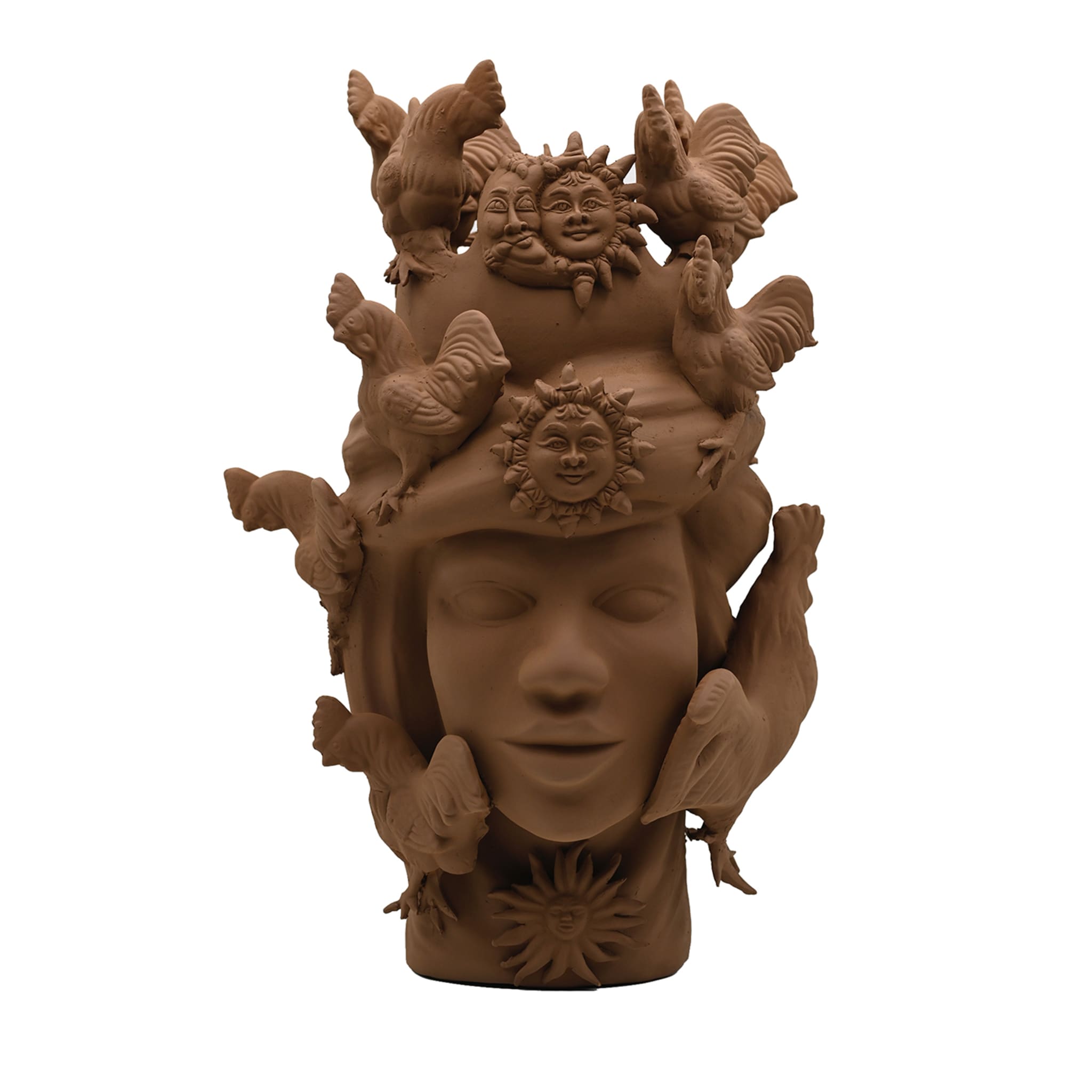 Testa di Moro Raffinata Scultura